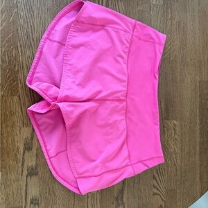 lululemon athletica Bright Pink Athletic Shorts